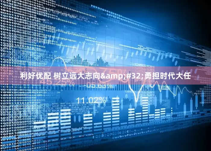 利好优配 树立远大志向&#32;勇担时代大任