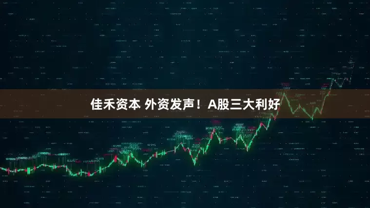 佳禾资本 外资发声！A股三大利好