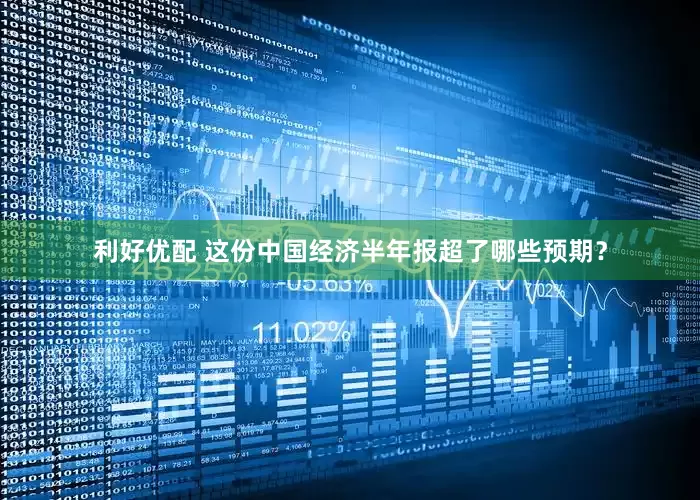 利好优配 这份中国经济半年报超了哪些预期？