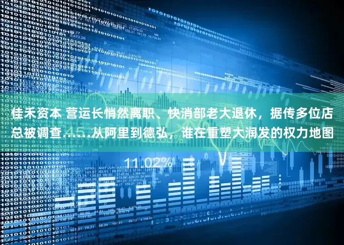 佳禾资本 营运长悄然离职、快消部老大退休，据传多位店总被调查……从阿里到德弘，谁在重塑大润发的权力地图